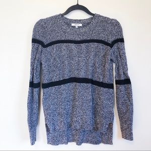 madewell | chunky cable knit sweater xs